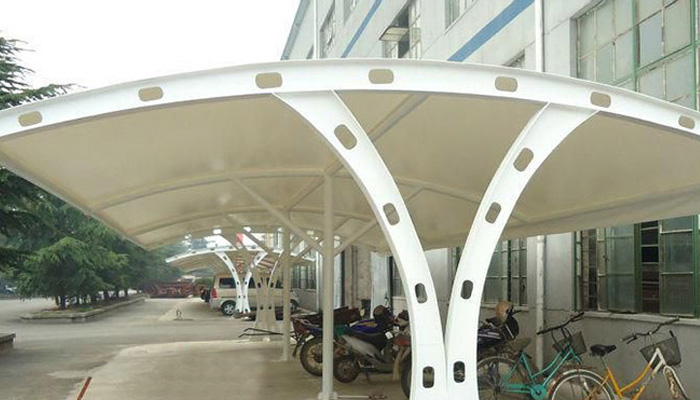 膜結(jié)構(gòu)停車棚施工工藝流程